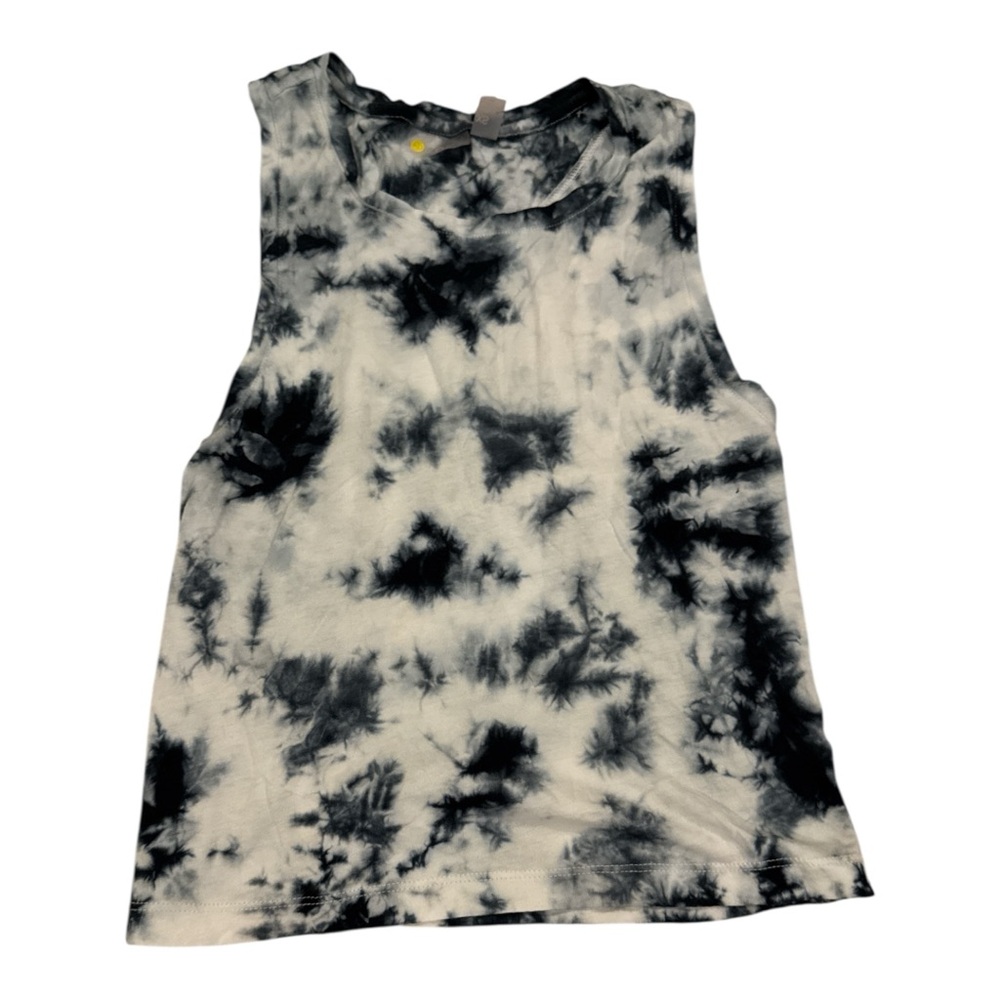 Zella NAVY and White‎ Tie-Dye Kids Tank Top